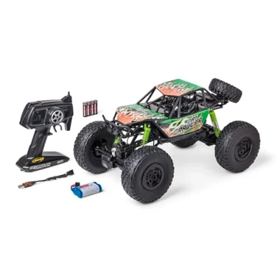 Afbeelding van Carson 500404289 Op afstand bestuurbare auto, 1:8, Dirt Crawler 4x4, 100% RTR groen, radiografisch RC voor kinderen
