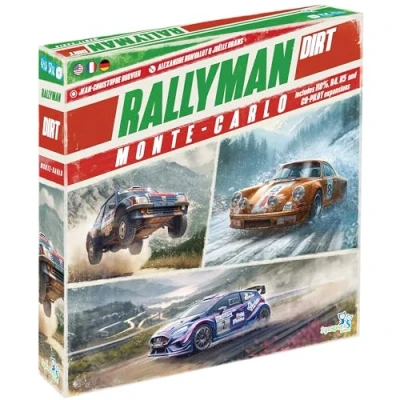 Afbeelding van Synapses Games Rallyman: Dirt Monte Carlo Extension Push Your Luck Dobbelstenen Rolbordspel vanaf 14 jaar, 1 tot 6 spelers, 60 minuten of meer