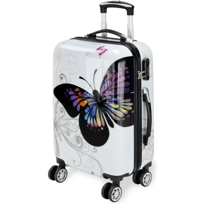 Afbeelding van Monzana Hardcase Koffer Vlinder XL Polycarbonaat 89L 75x49x29cm