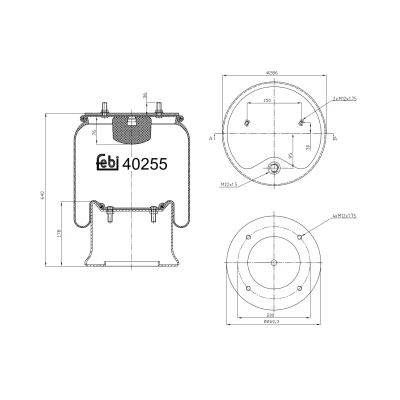 Afbeelding van Febi Bilstein Veerbalg 40255