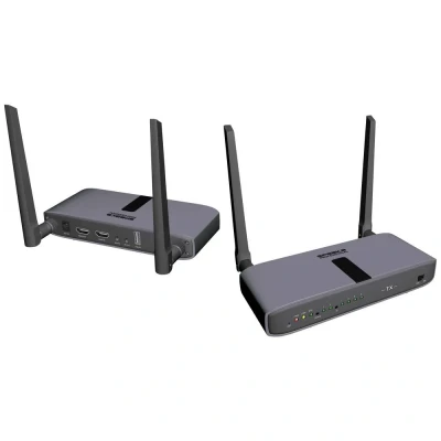 Afbeelding van SpeaKa Professional SP HWE 800 draadloze HDMI set 150 m 5 GHz 1920 x 1080 Pixel Veilige overdracht, Doorgeluste uitgang