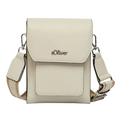 Afbeelding van s.Oliver Handliche MINI MIT Smartphonefach UND Magnetverschluss Schoudertas, Dames, Maat: One Size, Helles beige