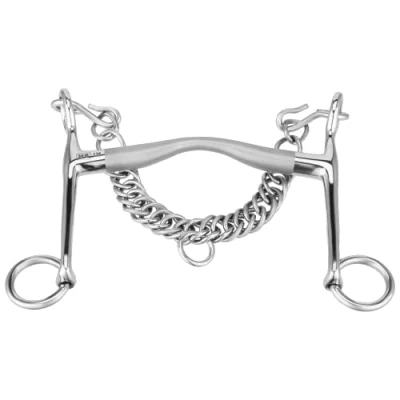 Afbeelding van Sprenger Dressuurstang Satinox 14mm RVS 7cm Schaar 13,5cm