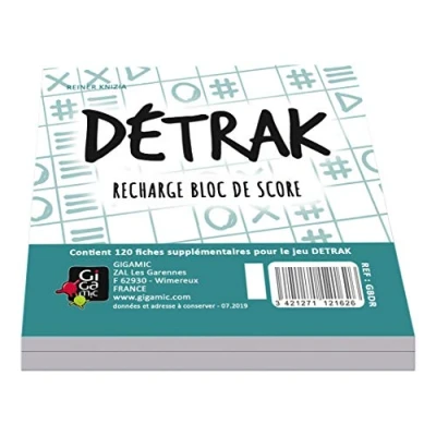 Afbeelding van Gigamic Navulverpakking DETRAK, GBDR scoreblok