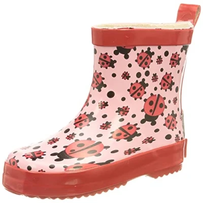Afbeelding van Playshoes Lieveheersbeestjes regenlaarzen van natuurlijk rubber, uniseks, kinderen, Roze 14