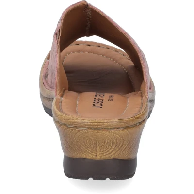Afbeelding van Josef Seibel Catalonia Muiltjes met hak, Dames, Maat: 36, Pink multi Leer
