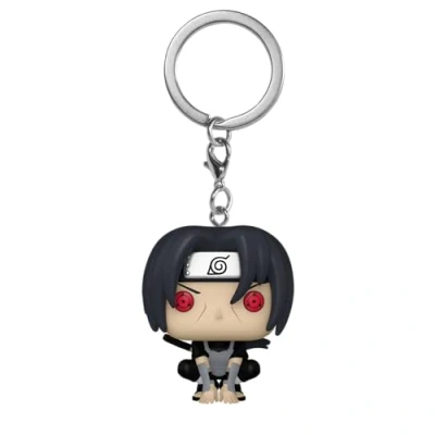 Afbeelding van Funko Pop! Sleutelhanger: Naruto Itachi Uchiha (Moonlit) Vinyl minifiguur om te verzamelen fancy sleutelhanger kerstcadeau cadeau idee Officiële producten Anime Fans