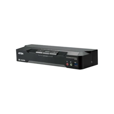 Image de ATEN CM1942 Commutateur écran clavier souris/audio/USB 2 x KVM / audio USB 1 utilisateur local de bureau