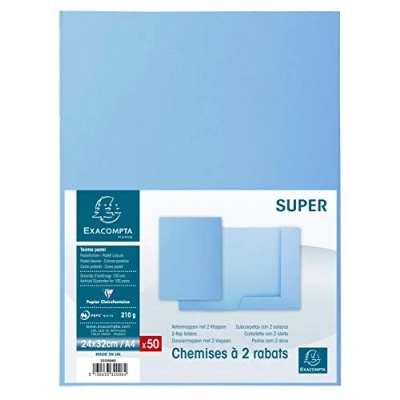 Afbeelding van EXACOMPTA bestand omslag SUPER 250, DIN A4, zeem