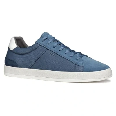 Afbeelding van Geox U Serifos Sneakers laag, Heren, Maat: 45, Avio Leer en textiel