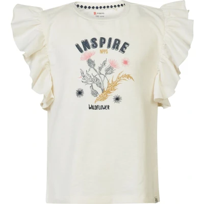 Afbeelding van Noppies Meisje T shirt Pevely Pristine 122