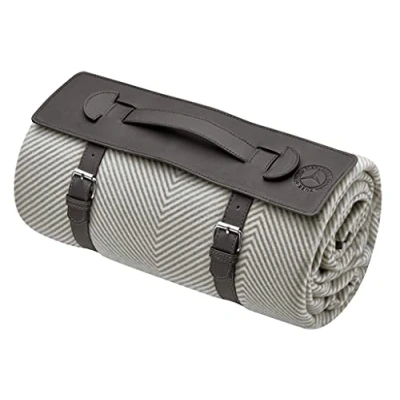 Afbeelding van Mercedes Benz Picknickdeken, visgraatpatroon, klassieke collectie