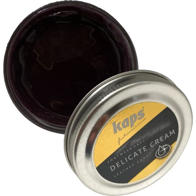 Afbeelding van Kaps Schoencreme schoensmeer verzorgt het leer en geeft glans (126) Kardinaal 50ml