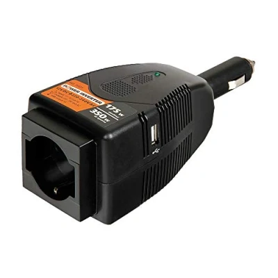 Afbeelding van Carpoint Omvormer 150W 12V &gt;230V Stroomomvormer voor in de Auto