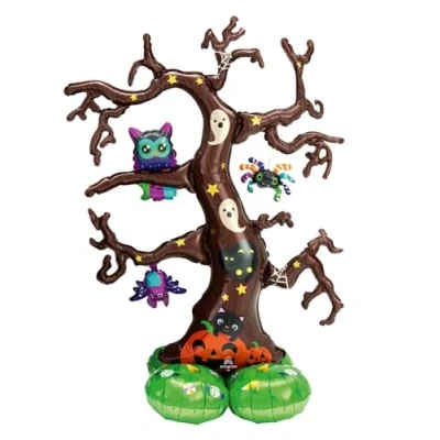 Afbeelding van Amscan Airloonz folieballon Creepy Tree Halloween Decoratie Versiering Ballonnen