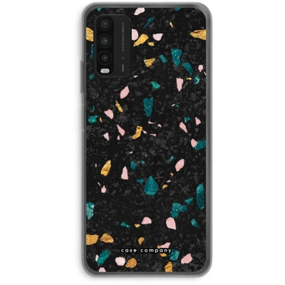 Afbeelding van Case Company® hoesje geschikt voor Xiaomi Redmi 9T Terrazzo N10 Soft Cover Telefoonhoesje Bescherming aan alle Kanten en Schermrand