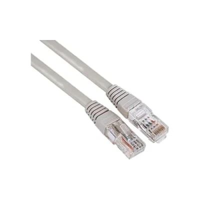 Afbeelding van Hama CAT5e netwerkkabel (mand, koord, RJ45 (8p8c) Plug, 1 Gbit/s, 3m, U/UTP 1) grijs