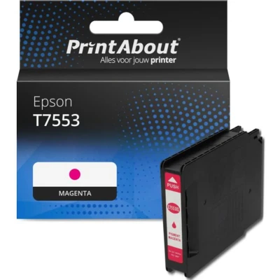Afbeelding van Huismerk Epson T7553 Inktcartridge Magenta