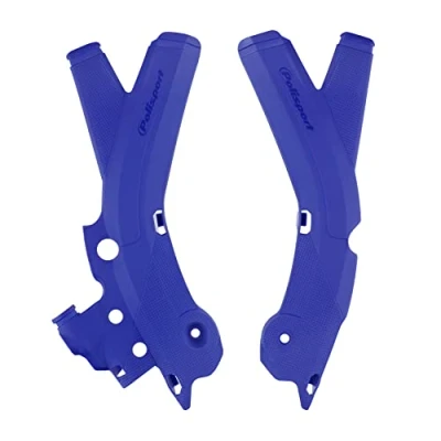 Afbeelding van POLISPORT 8473000002 Set beschermplaten van duurzaam en slagvast kunststof, compatibel met Sherco motorfietsen in de kleur blauw