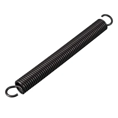 Afbeelding van sourcingmap Uittrekveer draaddiameter 2,5 mm, buitendiameter 18 vrije lengte 180 stalen spanveer met kleine dubbele haak