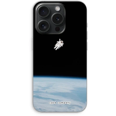 Afbeelding van Case Company® hoesje geschikt voor iPhone 15 Pro Alone in Space Soft Cover Telefoonhoesje Bescherming aan alle Kanten en Schermrand