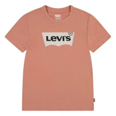 Afbeelding van Levi&#039;s Batwing TEE Unisex Tshirt print voor kinderen, Maat: 164, Tawny orange