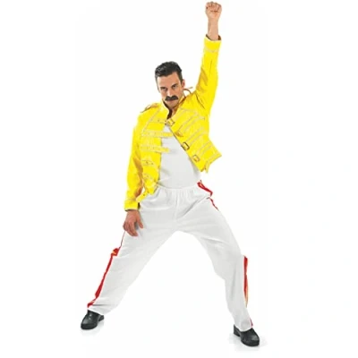 Afbeelding van Fun Shack Freddy kostuum, Rocker Freddie, Legend Rock kostuum voor heren, jaren 80, carnavalskostuum maat L