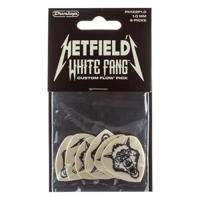 Afbeelding van Dunlop PH122P100 Hetfield&#039;s White Fang Picks 1,00mm Plectrum set