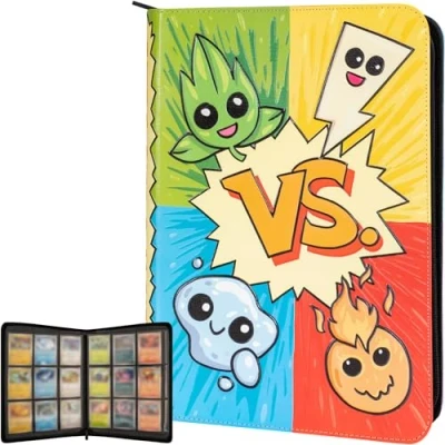 Afbeelding van Pokémon Kaartenmap, 3D map van kunstleer, cartoon motief