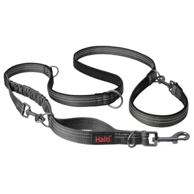 Afbeelding van Company of Animals Anatomy Halti Hondenriem 3 in 1 Grijs Maat L van 25 55 kg