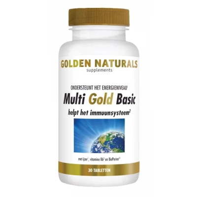 Afbeelding van Golden Naturals Multi Gold Basic Tabletten 30VTB