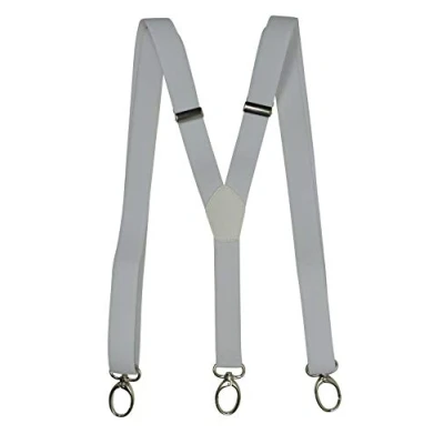 Afbeelding van Olata Bretels Unisex Y met karabijnhaak 2,5 cm, Wit.