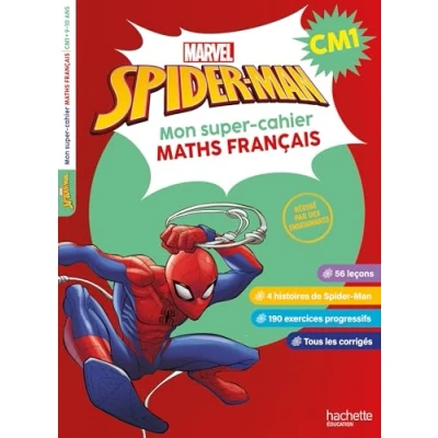 Afbeelding van SPIDERMAN MON SUPER CAHIER DE MATHS ET FRANCAIS CM1