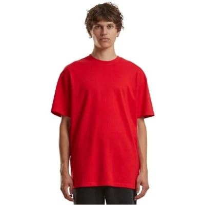 Afbeelding van Build Your Brand Oversized T shirt voor heren, Stedelijk rood