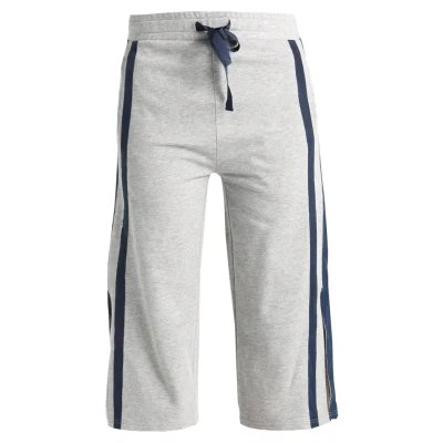 Afbeelding van Urban Classics Ladies Taped Terry Culotte Trainingsbroek, Dames, Maat: Small, Grey/navy