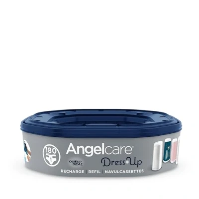 Afbeelding van Angelcare Dress Up achthoekige navulverpakking voor / Essential luieremmer 1 stuk