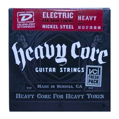 Image de Dunlop Heavy core 10 48 Jeu guitare électrique