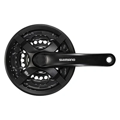 Afbeelding van Crankstel 6/7/8 speed Shimano Tourney FC TY301 met 150mm crankarm 42 x 34 24T zwart