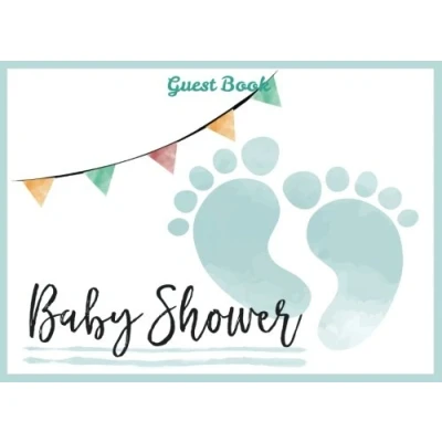 Afbeelding van Baby Shower Guest Book for Boy