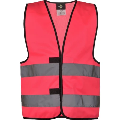 Afbeelding van KX200 Korntex Veiligheidshesje kind EN 1150 Maat XS (4 6 jaar) Unisex Neon Roze
