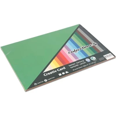 Image de Colortime carton coloré 21 x 29,7 cm 30 pièces 180 g multicolore