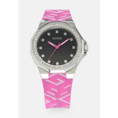 Afbeelding van Guess Avril Horloge silvercoloured, Dames, Maat: One Size, Silver coloured