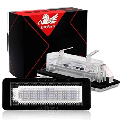 Afbeelding van WinPower LED kentekenplaatverlichting voor Coupe/Convertible carossblade Cabriolet W450 W451 18SMD Geen fout, 2 stuks