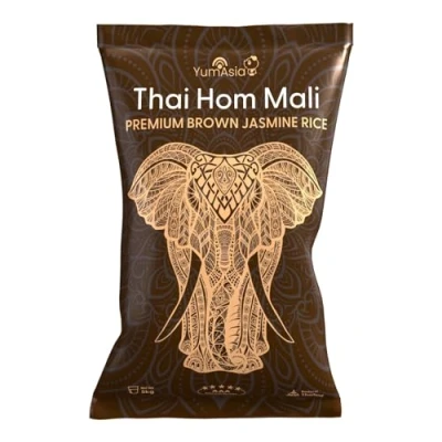 Image de Yum Asia Thai Hom Mali Riz brun au jasmin de qualité supérieure 5kg
