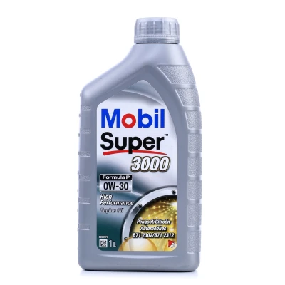 Afbeelding van Mobil Super 3000 Formula P 0W 30 1L Motorolie 152170 CITROËN: C4 II Cactus, C3 Picasso, Berlingo, PEUGEOT: 3008 SUV, Boxer Van