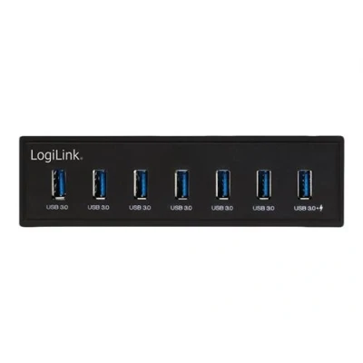 Image de LogiLink USB 3.0 hub, 7 port 5.25&quot; internal, with fast charging Concentrateur (hub) 6 x SuperSpeed + 1 (charge)