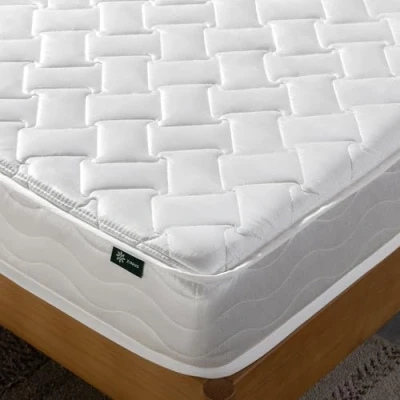 Afbeelding van ZINUS Matras Bonnel Spring traagschuim, wit, 190 x 90 cm
