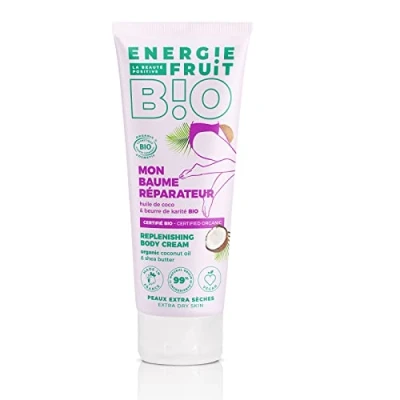 Afbeelding van ENERGIE FRUIT Ecocert gecertificeerde biologische lichaamsbalsem, kokosolie en sheaboter, veganistisch, 200 ml