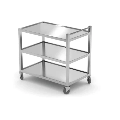 Afbeelding van Hendi Serveerwagen voor zware belasting, RVS, 50(b)x80(d)x85(h)cm, 810224