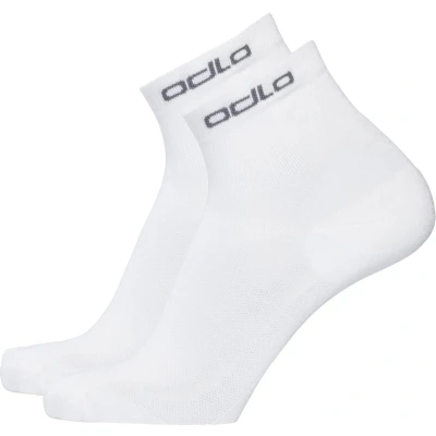 Afbeelding van ODLO Socks Quarter Active 2 PACK Sportsokken, Heren, Maat: 39 41, White